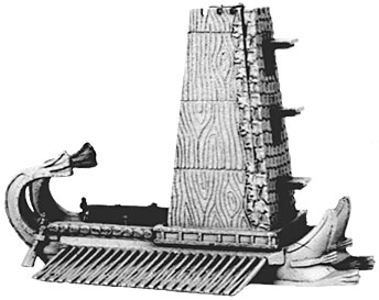 ANC10013 - Hellenistic siege towers with bolt & stone throwers - Click Image to Close